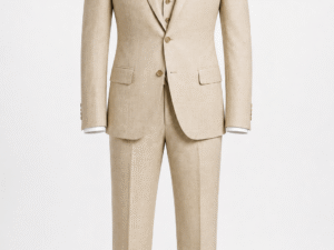 The Ivory Affair — Cotton-Linen Suit angle 1