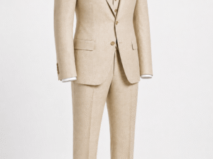 The Ivory Affair — Cotton-Linen Suit angle 2
